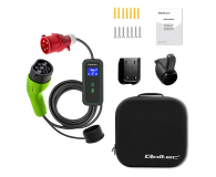 Qoltec Mobilna ładowarka EV z regulacją 2w1 Typ2 (11kW, 3 fazy, 5m) - 1483425 - zdjęcie 6